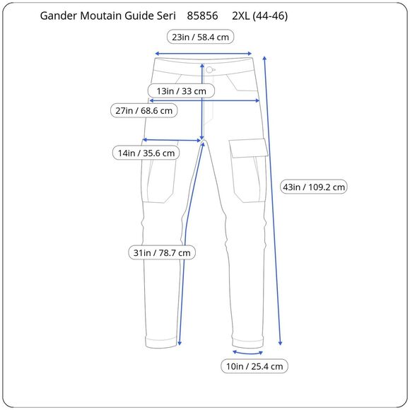 Gander Moutain Guide Series Real Tree Camo Pants Size 2XL (44-46) - Picture 7 of 7